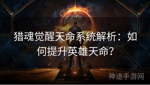 猎魂觉醒天命系统解析：如何提升英雄天命？