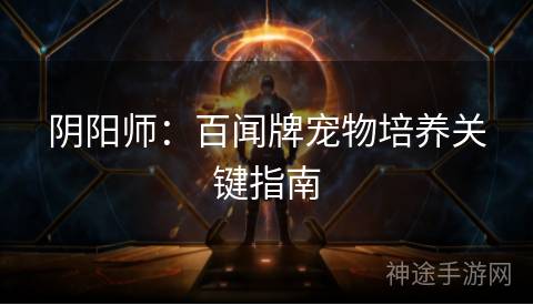 阴阳师：百闻牌宠物培养关键指南
