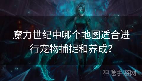 魔力世纪中哪个地图适合进行宠物捕捉和养成？