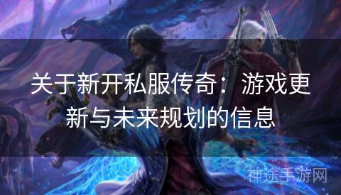 关于新开私服传奇：游戏更新与未来规划的信息