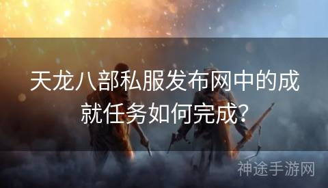 天龙八部私服发布网中的成就任务如何完成？