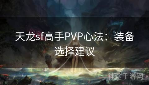 天龙sf高手PVP心法：装备选择建议