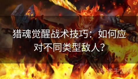猎魂觉醒战术技巧：如何应对不同类型敌人？