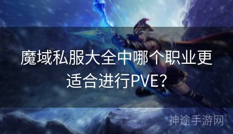 魔域私服大全中哪个职业更适合进行PVE？