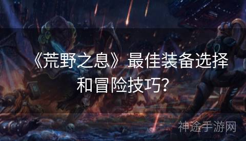 《荒野之息》最佳装备选择和冒险技巧？