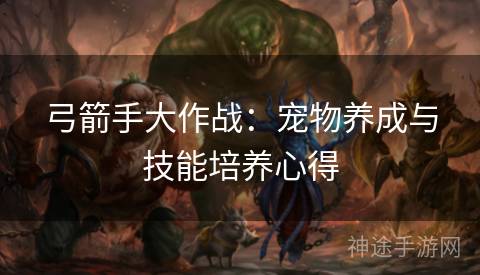 弓箭手大作战：宠物养成与技能培养心得