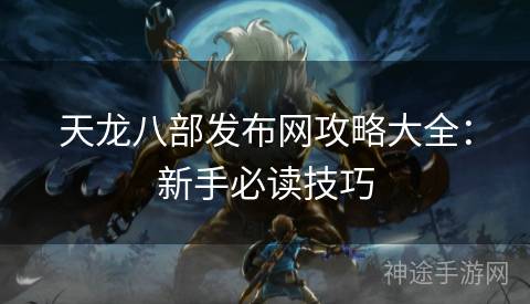 天龙八部发布网攻略大全：新手必读技巧