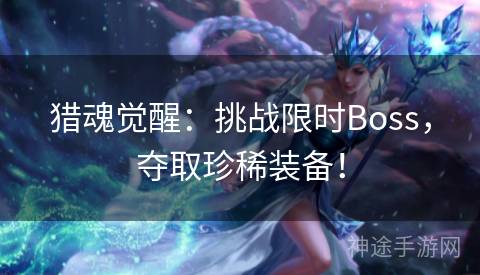 猎魂觉醒：挑战限时Boss，夺取珍稀装备！
