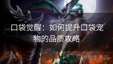 口袋觉醒：如何提升口袋宠物的品质攻略