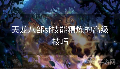 天龙八部sf技能精炼的高级技巧