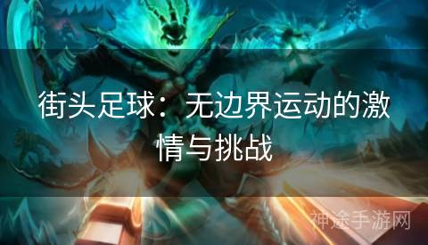 街头足球：无边界运动的激情与挑战