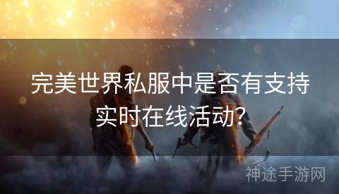 完美世界私服中是否有支持实时在线活动？